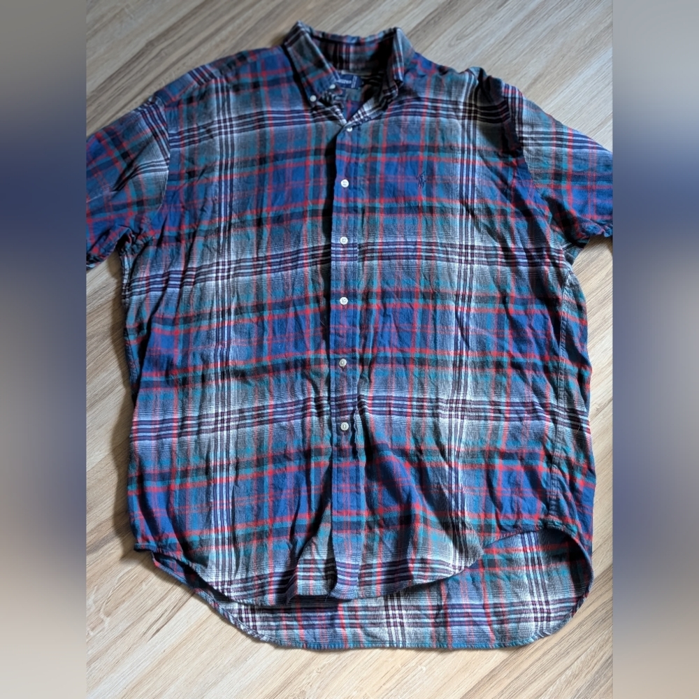 Polo Ralph Lauren Blaire Plaid FlannelSize Large